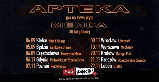 Zapraszamy 21 listopada 2026 roku do Rzeszowskie Piwnice, Rzeszów, Rynek 26.