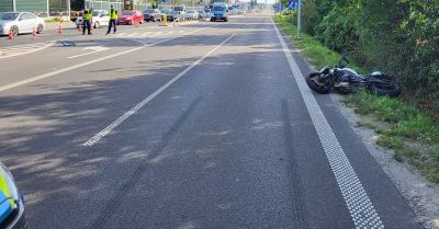 Motocyklista ranny w zderzeniu w Rudnej Małej